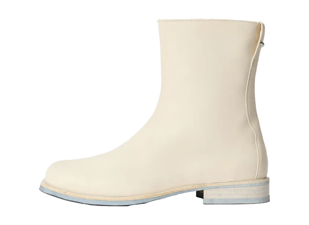Our Legacy Slim Camion Boot "Dirty White Waxed Suede"