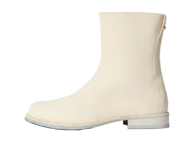 Our Legacy Slim Camion Boot "Dirty White Waxed Suede"