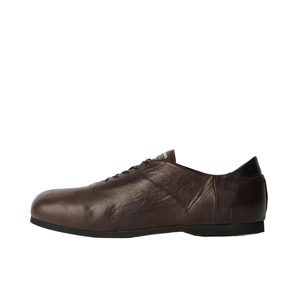 Our Legacy Sneak in "Matted Brown Waxed Bovine"