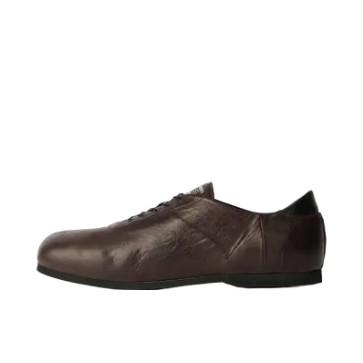Our Legacy Sneak in "Matted Brown Waxed Bovine"