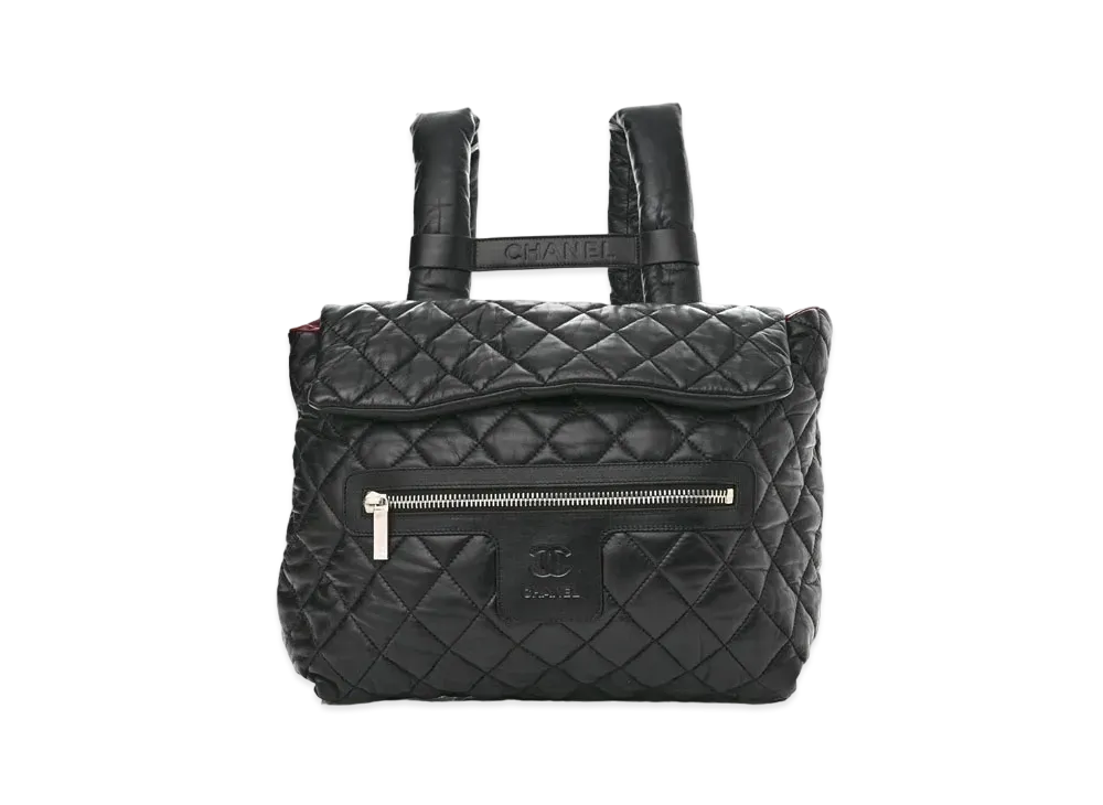 CHANEL COCO Cocoon Nylon Backpack "Black"
