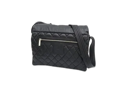 CHANEL COCO Cocoon Caviarskin Shoulder Bag "Black"