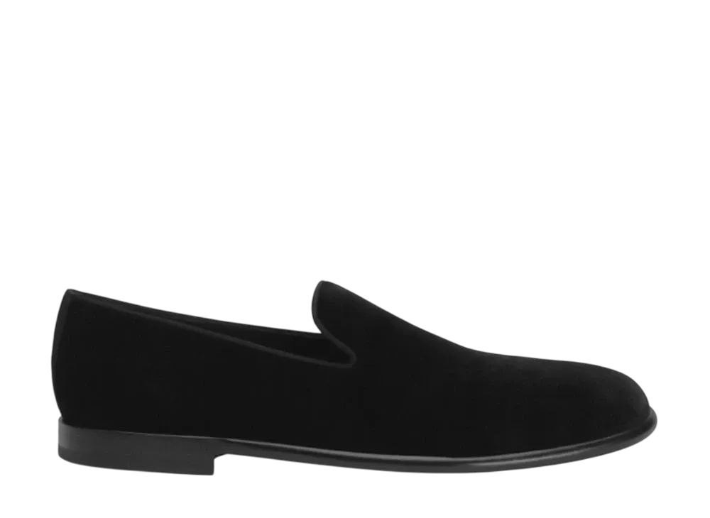 DOLCE&GABBANA Velvet Slippers "Black"
