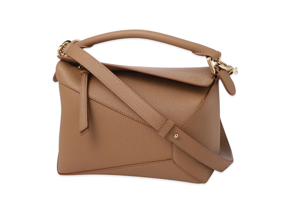 LOEWE Puzzle Edge Small "Toffee"