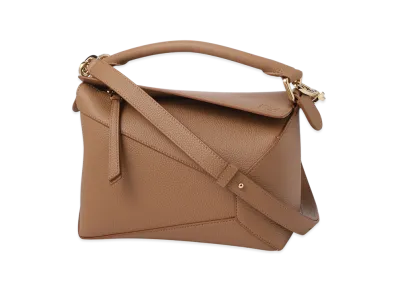 LOEWE Puzzle Edge Small "Toffee"