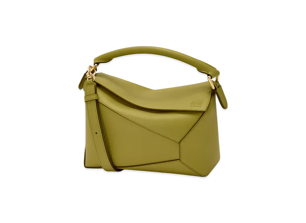 LOEWE Puzzle Bag Small "Light Moss"