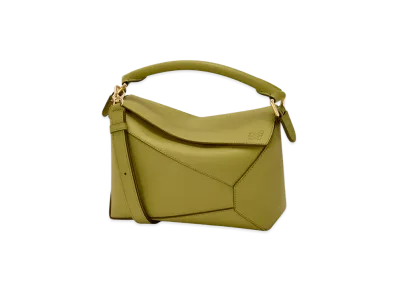LOEWE Puzzle Bag Small "Light Moss"