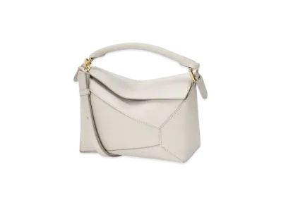 LOEWE Puzzle Edge Bag Small "Light Ghost"