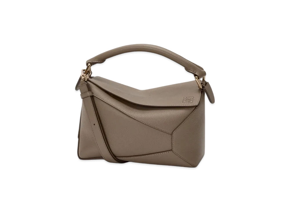 LOEWE Puzzle Edge Bag Small "Taupe"