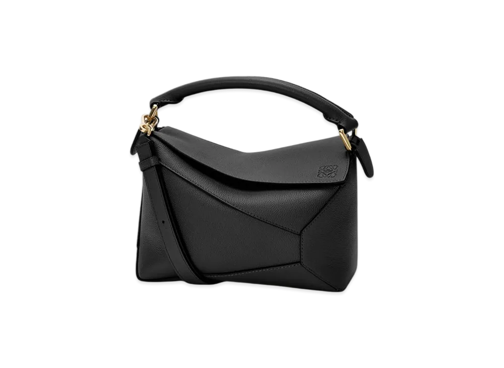 LOEWE Puzzle Edge Bag Small "Black"