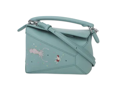 LOEWE Puzzle Edge Mini Squid "Water"