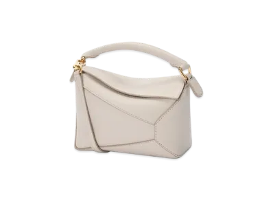 LOEWE Puzzle Edge Bag Mini "Light Ghost"