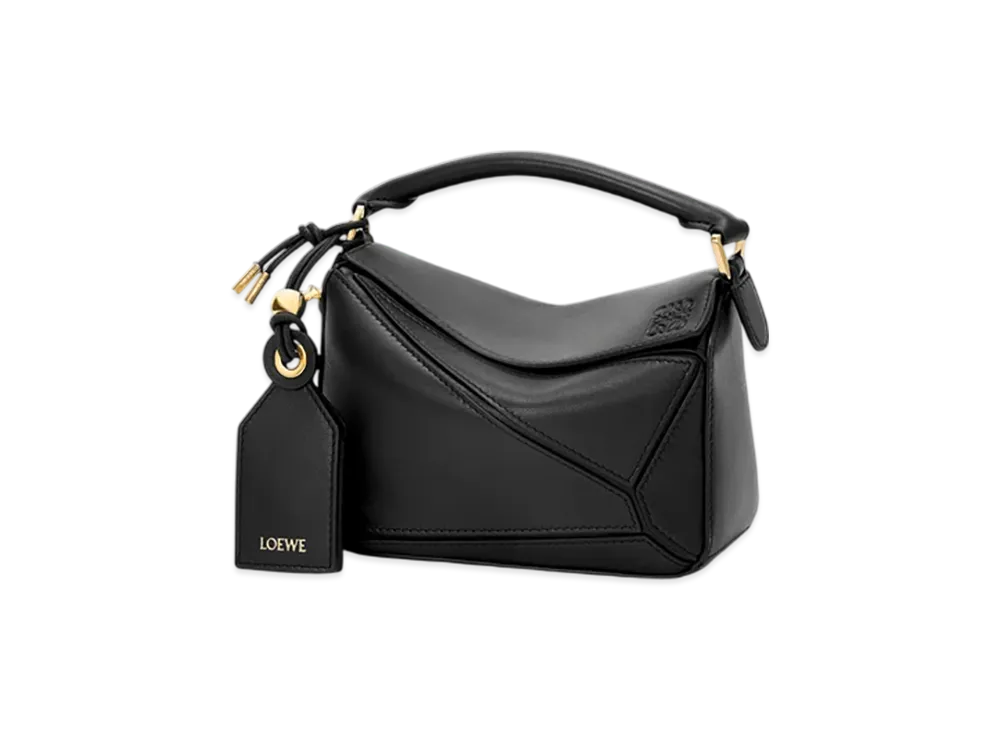 LOEWE Featherlight Puzzle Bag Mini "Black"