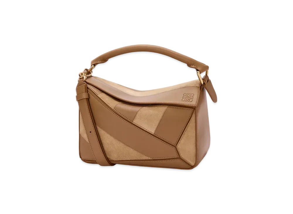 LOEWE Puzzle Bag Small "Oak"