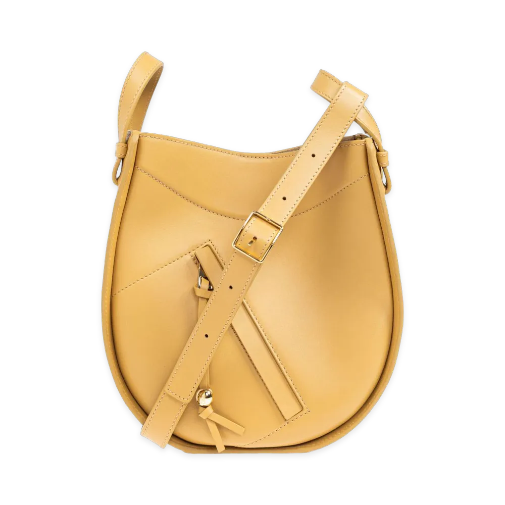 LOEWE Women's Hammock Slice Bag In Shiny Calfskin "Sahara"