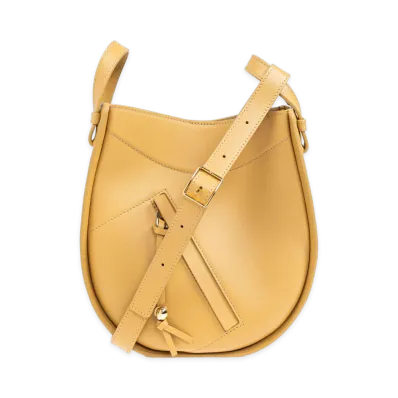 LOEWE Women's Hammock Slice Bag In Shiny Calfskin "Sahara"