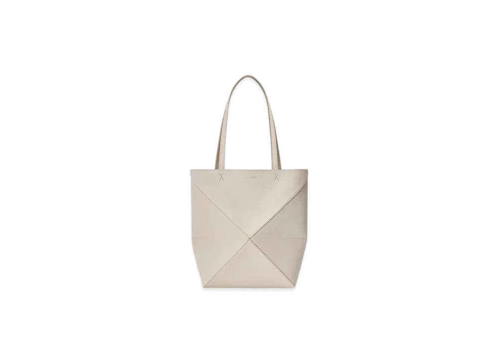 LOEWE Puzzle Fold Tote Medium "Light Ghost"