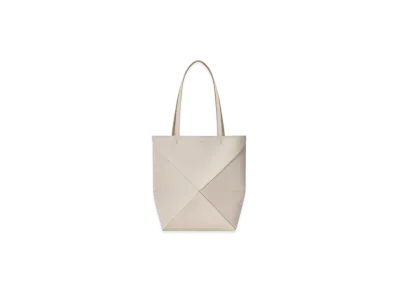 LOEWE Puzzle Fold Tote Medium "Light Ghost"