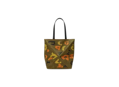 LOEWE Puzzle Fold Tote Large "Olive Green"