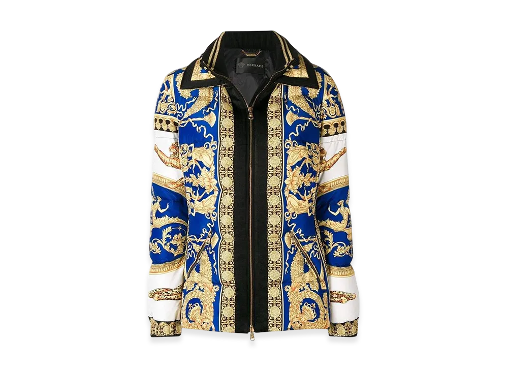 ヴェルサーチェ ダウンジャケット "マルチカラー"