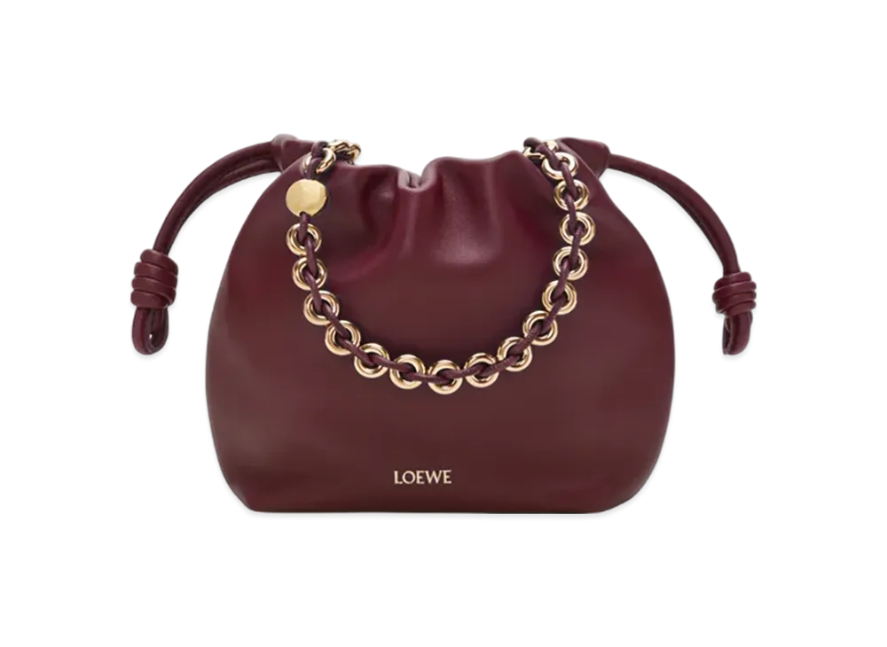 LOEWE Flamenco Purse Mini "Dark Burgundy"