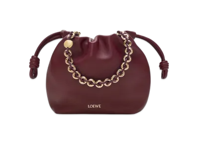 LOEWE Flamenco Purse Mini "Dark Burgundy"