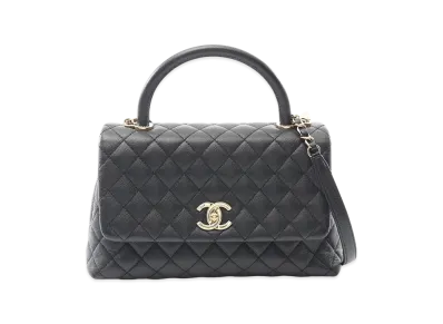 CHANEL Coco Handle 29 Shoulder Bag "Black"