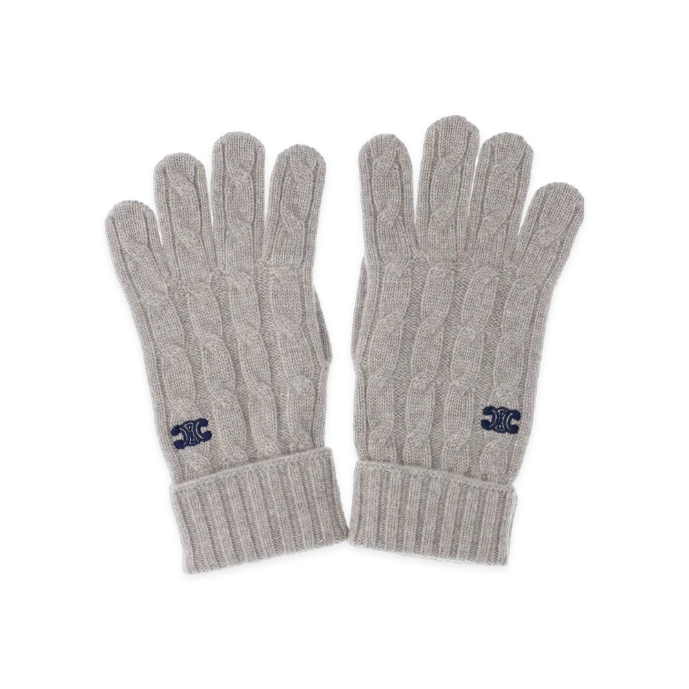 CELINE Gloves "Gray"
