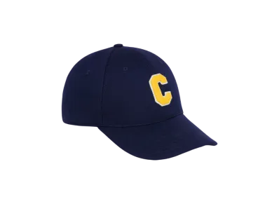 CELINE Initial Baseball C in Flannel "Royal Blue/Yellow"