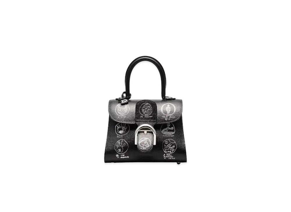 デルヴォー x カスパー・ボスマンス ブリヤン ミニ タリスマン "ブラック" AA0406BUA099ZPA