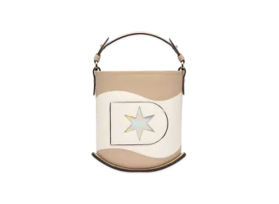 DELVAUX x Kasper Bosmans Pin Mini Bucket Oriflamme "Sirocco/Ivory"