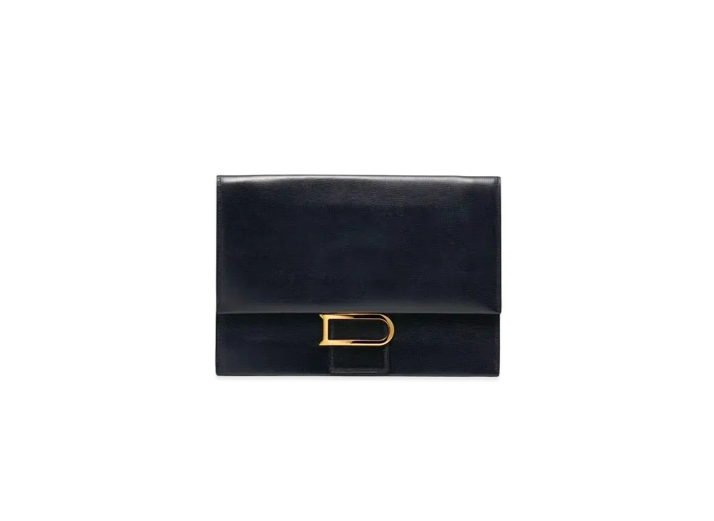 DELVAUX Leonce Clutch Opera Calf "Black"