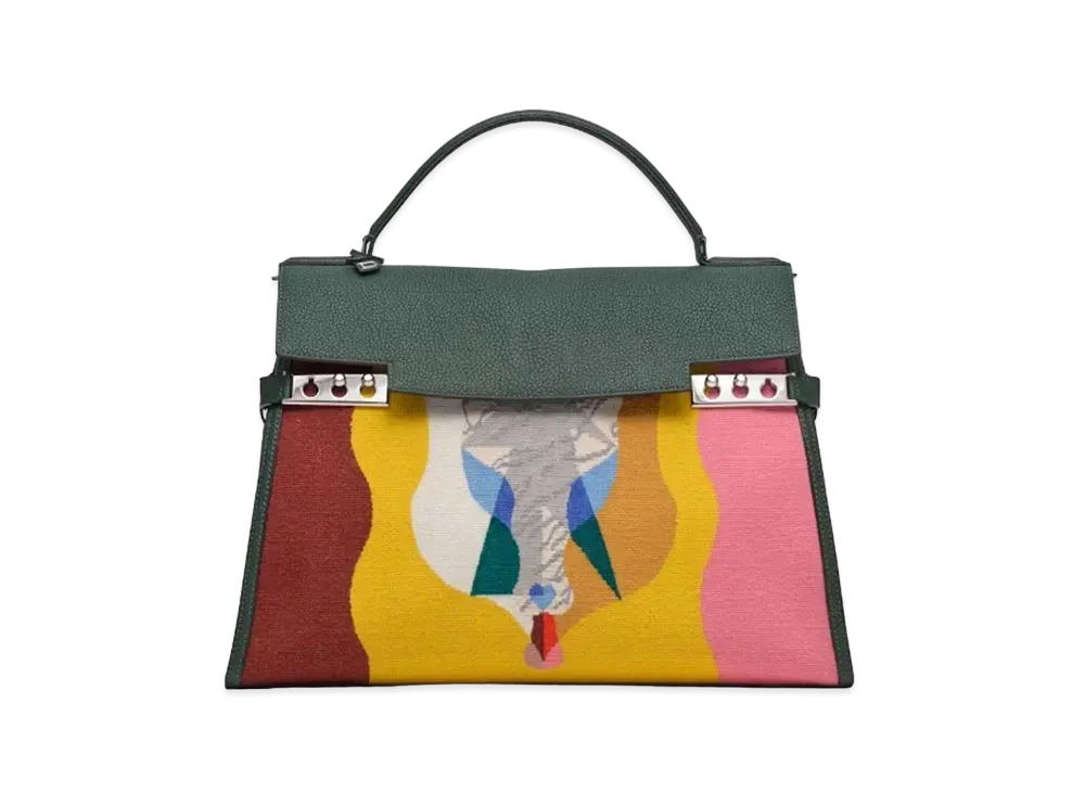 デルヴォー x カスパー・ボスマンス タンペート XL キメラ "マルチカラー/フォレスト" AA0632BUM0BAWPA