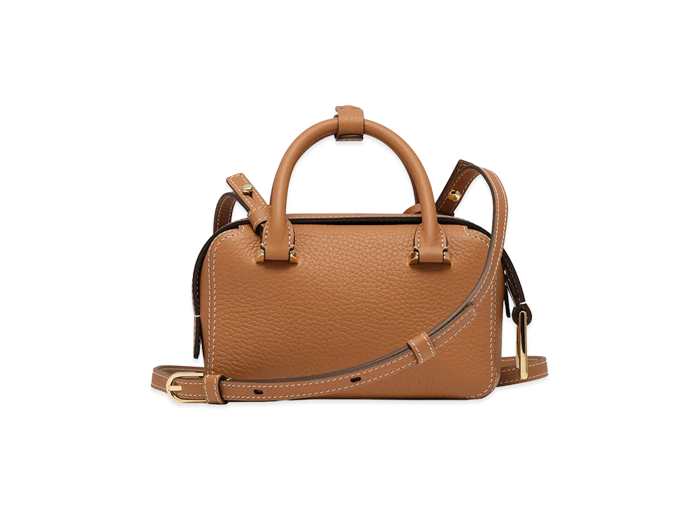 DELVAUX Cool Box Nano Taurillon Soft "Vegetal/Ivory"