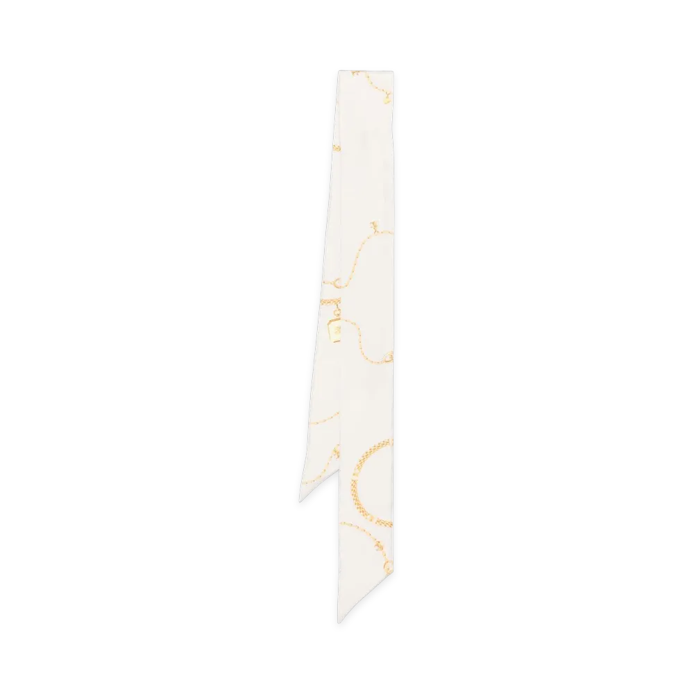 CELINE Capsule Scarfs "White"
