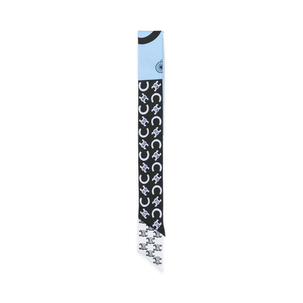 CELINE Capsule Scarfs "Blue"