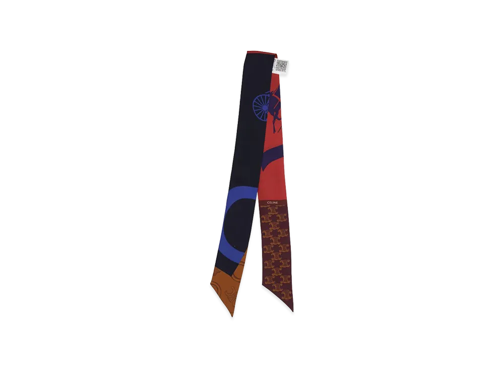 CELINE Women's Capsule Scarfs "Red"