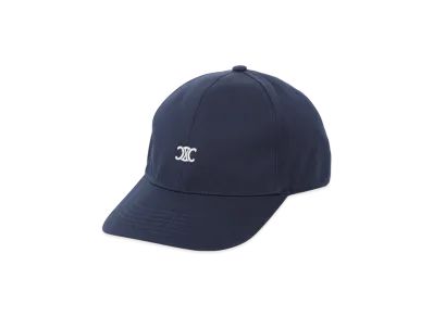 CELINE Casquette Mini Triomphe "Indigo"