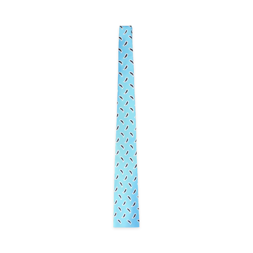 CELINE Squared-End Tie "Blue"