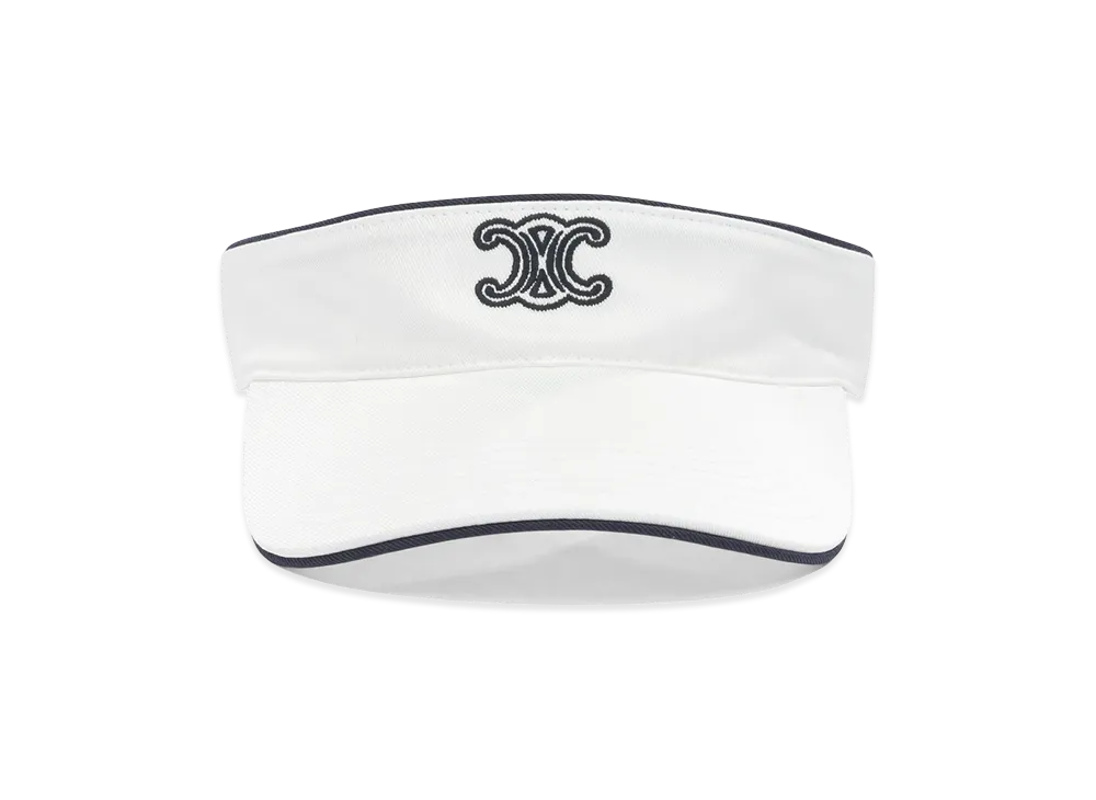 CELINE Women's Sun Visor "White"