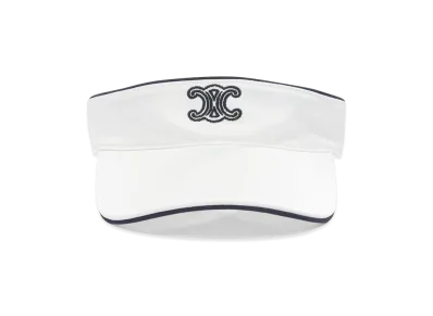 CELINE Women's Sun Visor "White"