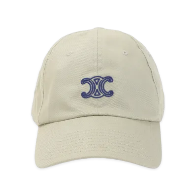 CELINE Triomphe Cap "Beige"