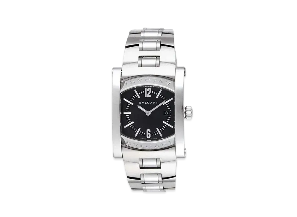 BVLGARI Ashoma "Blue Gray/Stainless Steel"