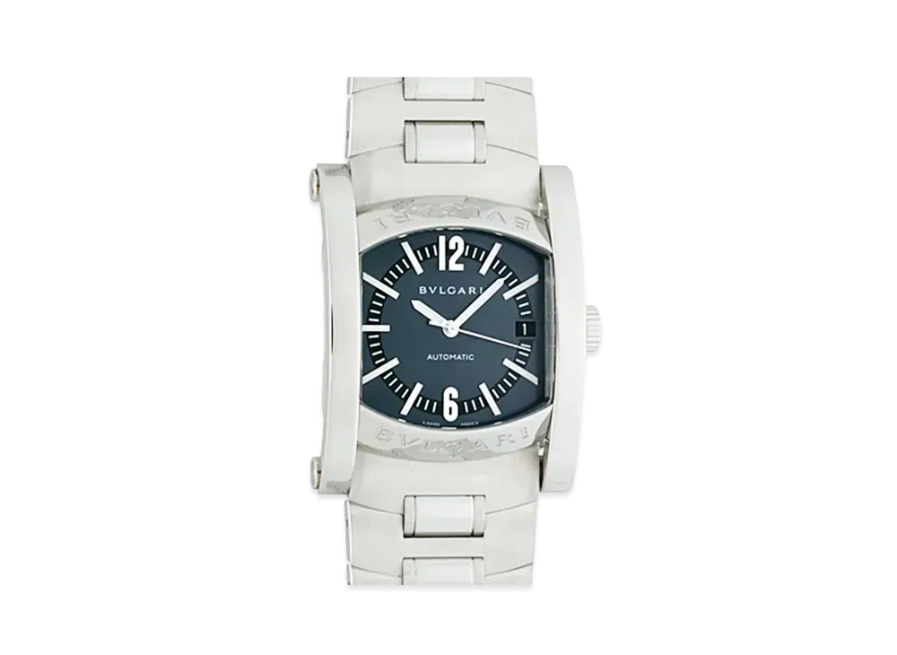 BVLGARI Ashoma "Blue Gray/Stainless Steel"