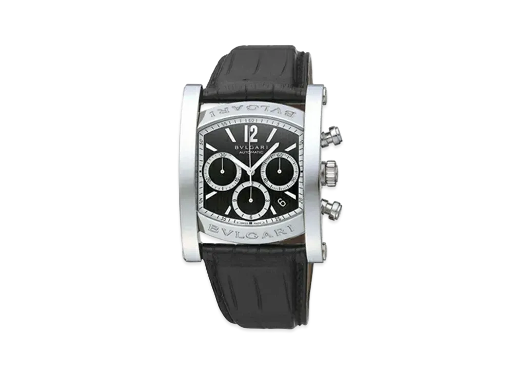 BVLGARI Ashoma Chronograph "Black/Stainless Steel"