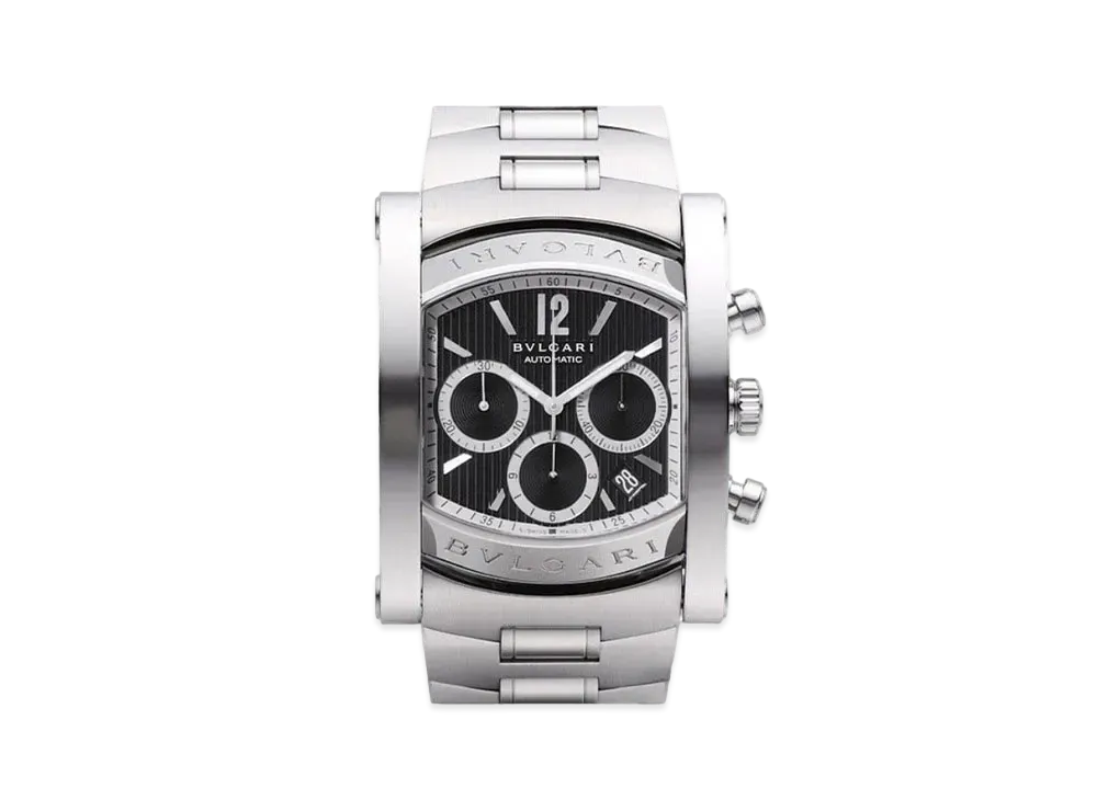 BVLGARI Ashoma Chronograph "Black/Stainless Steel"