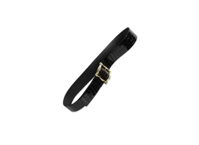 CHANEL Belt Calfskin, Metal & Strass "Black/Gold/Crystal"