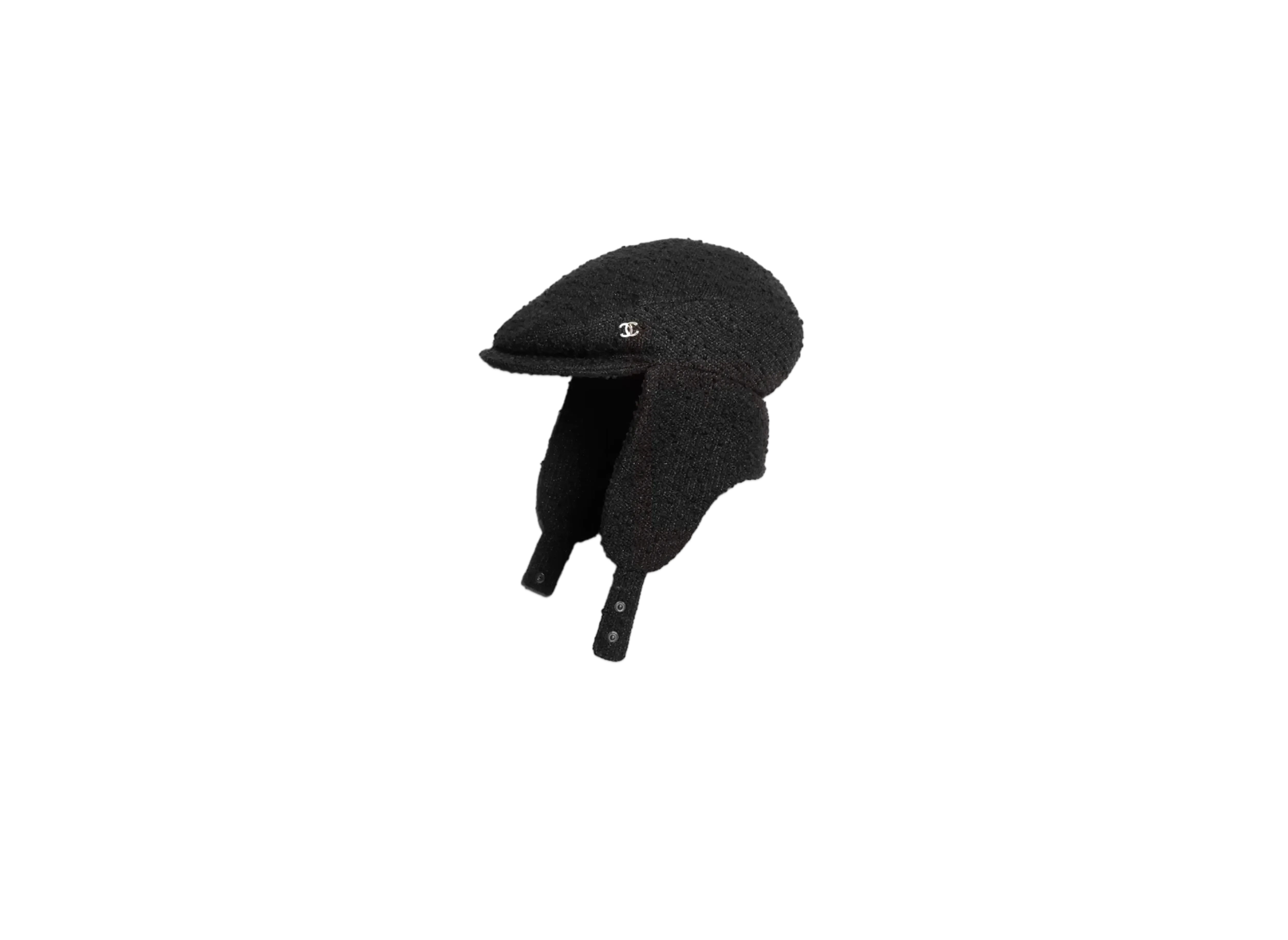 CHANEL Cap Tweed "Black"