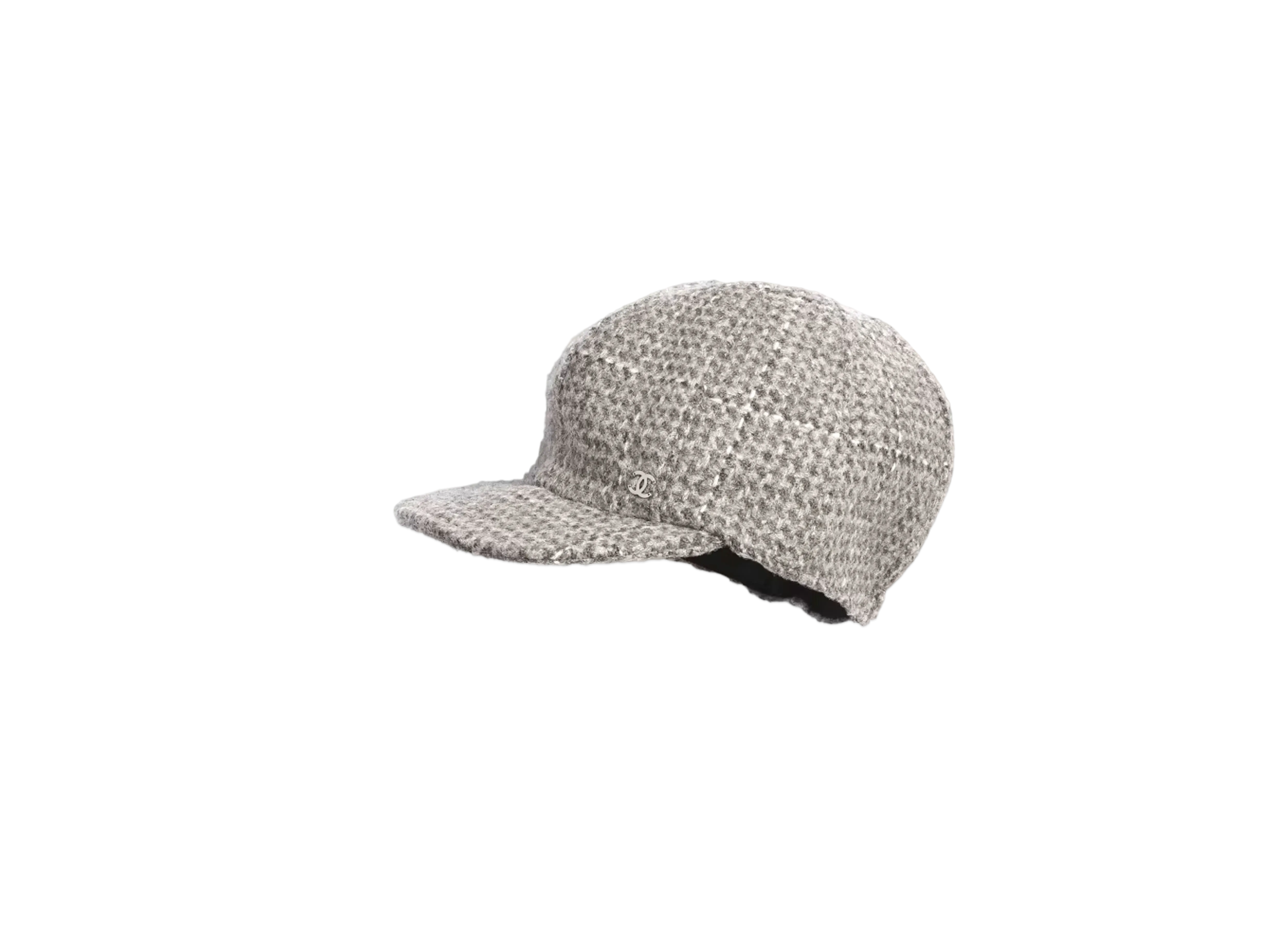 シャネル キャップ ウール ツイード "グレー" AAA224 B17216 NZ729