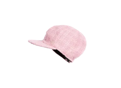 CHANEL Cap Alpaca & Cotton Tweed "Pink/Ecru/Gold/Silver"